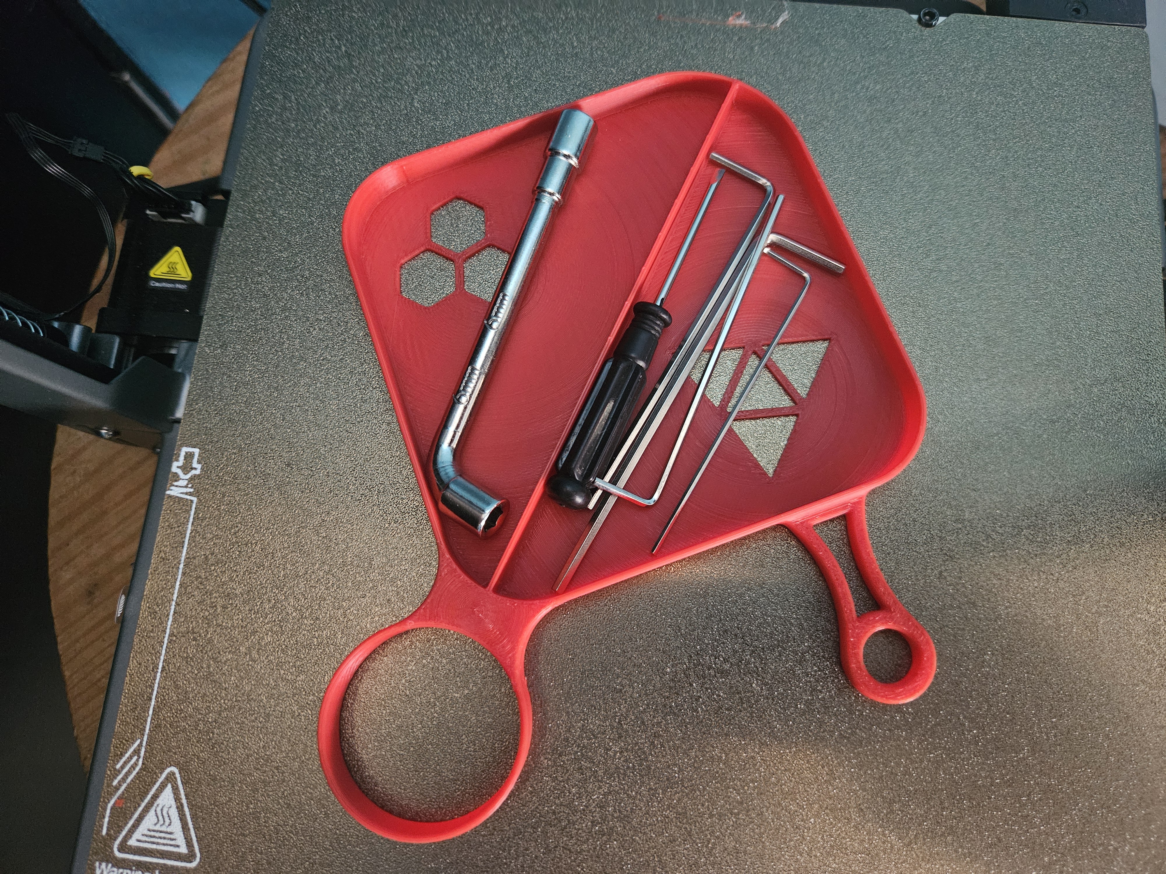 Bandeja para herramientas para Ender 3 v3 - Tool tray for Ender 3 v3