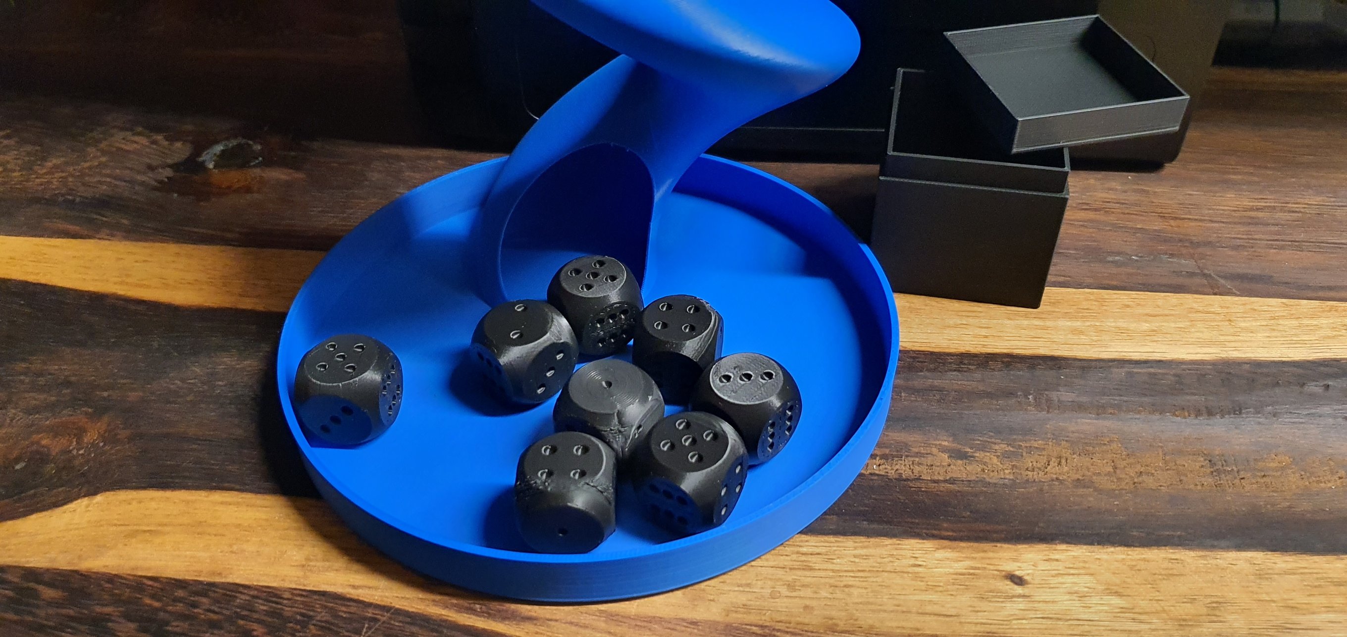 minimalist dice tower