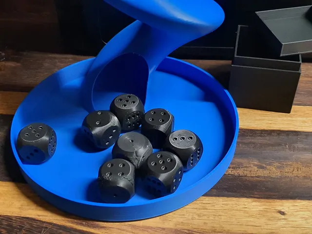 minimalist dice tower