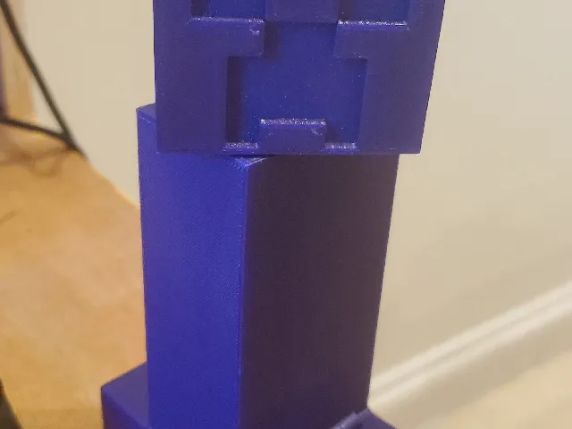 Minecraft Creeper with Articulated Head and Feet