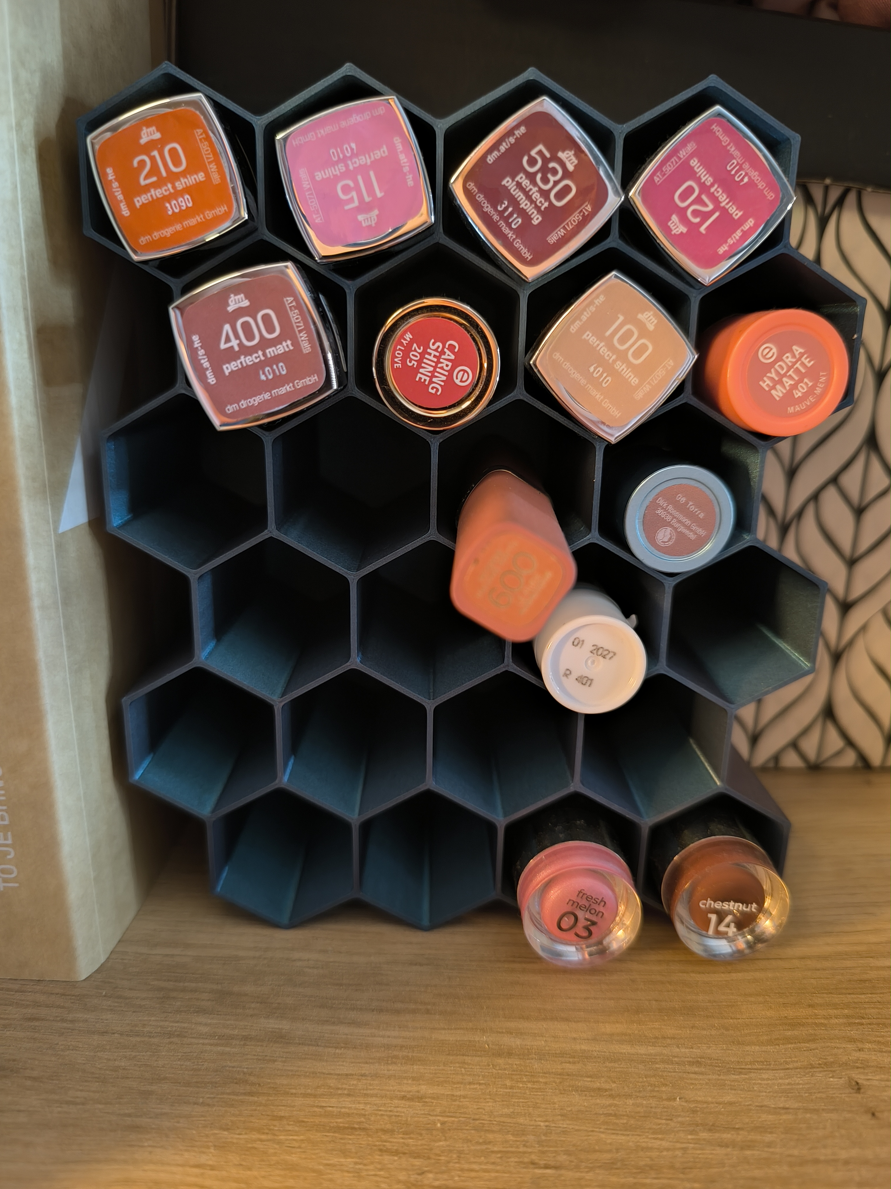 Lipstick Organizer - Honeycomb