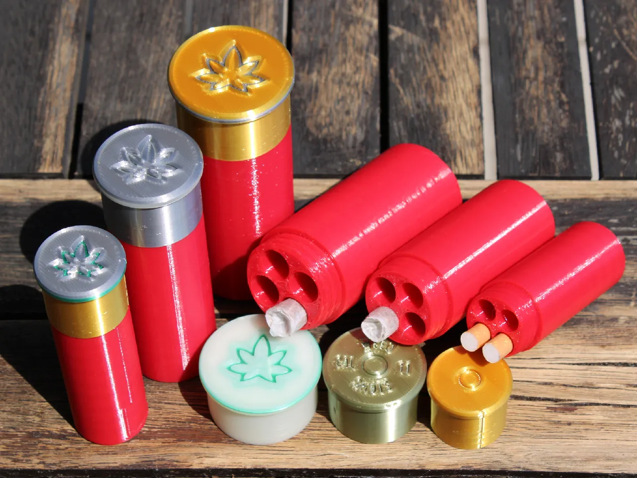 shotgun a cigarette Weed Shots - 4x Joint / Cigarette Shotgun Shell Case by moWerk | Download  free STL model