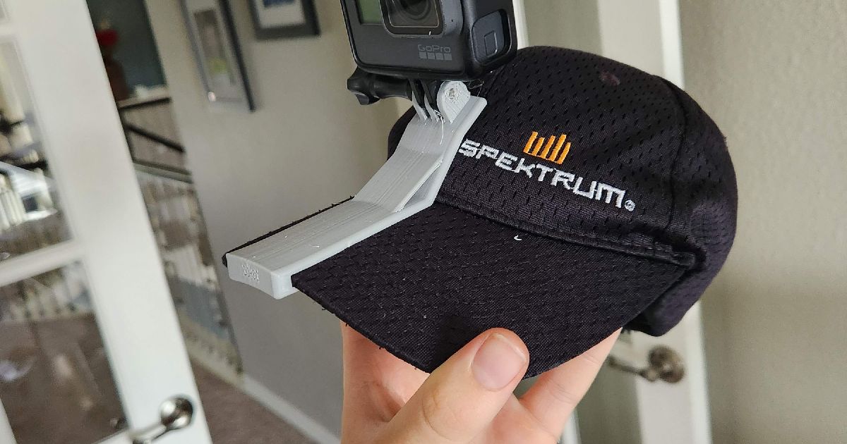 Gopro Hat Mount by Do Anything Guy | Download free STL model ...