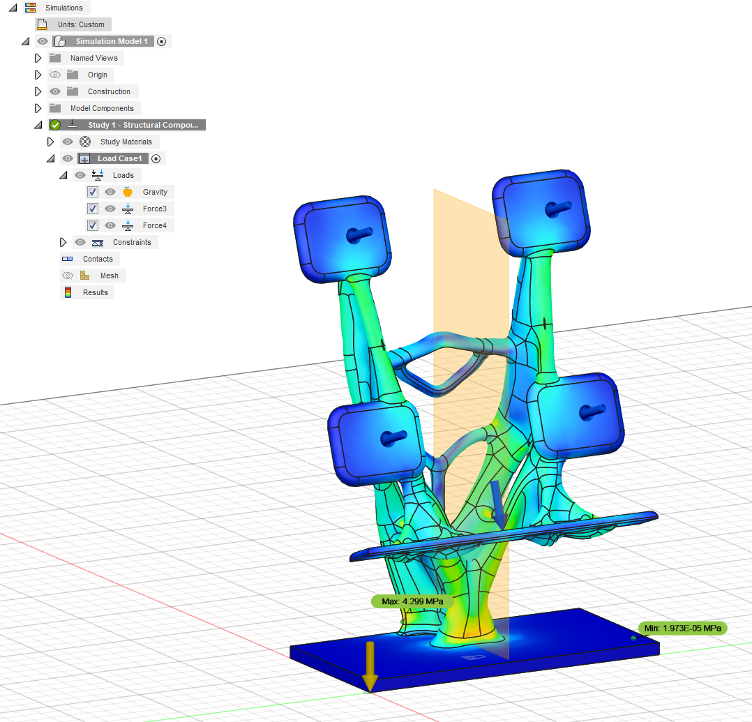 Generative Designed phone stand