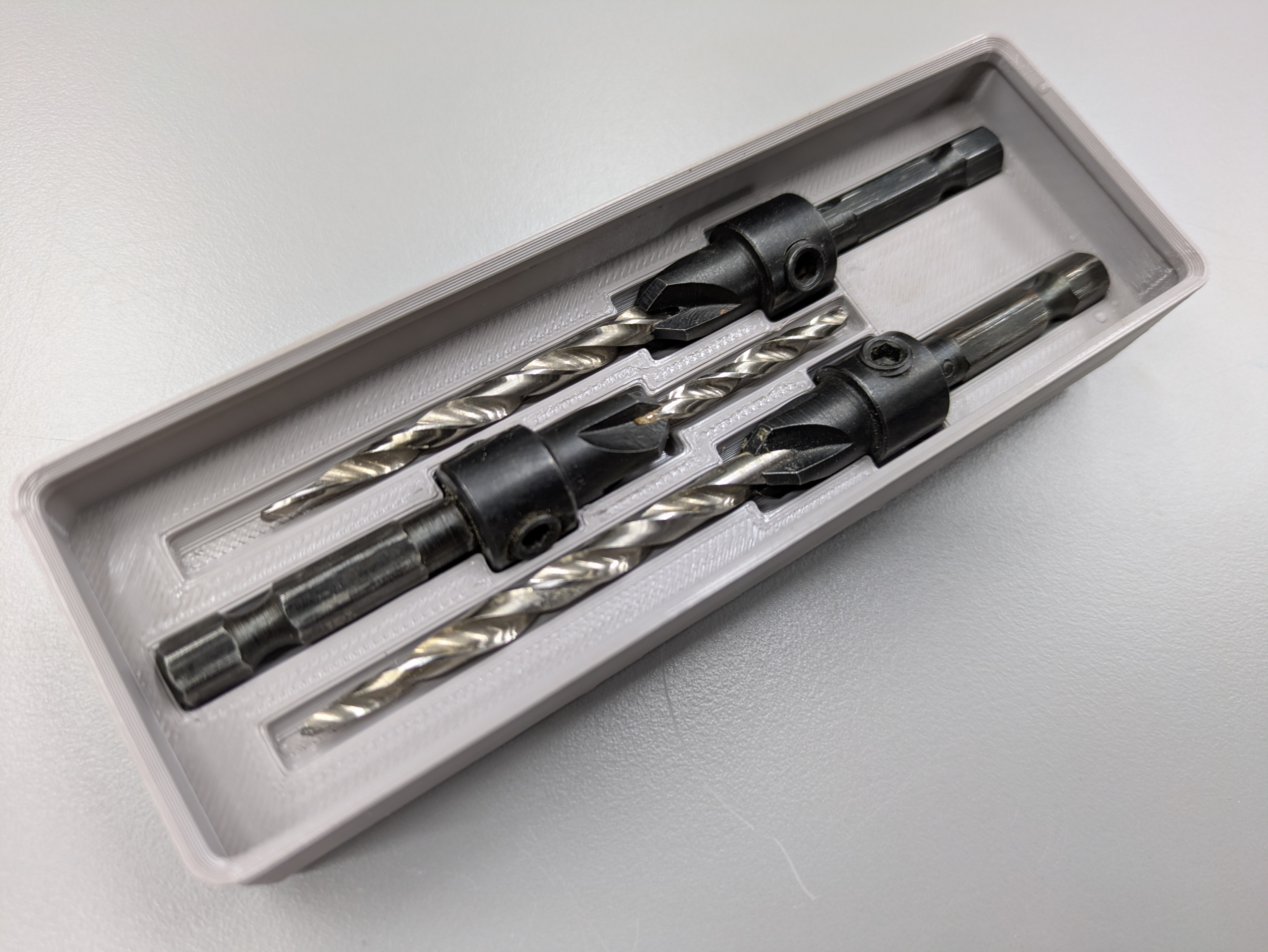 Countersink bits Gridfinity