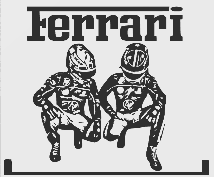 Scuderia Ferrari (Leclerc x Hamilton) - Art