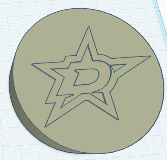 Dallas Stars hockey puck