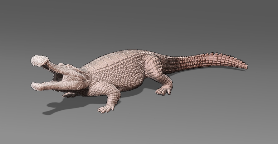 Sacrosuchus Figurine