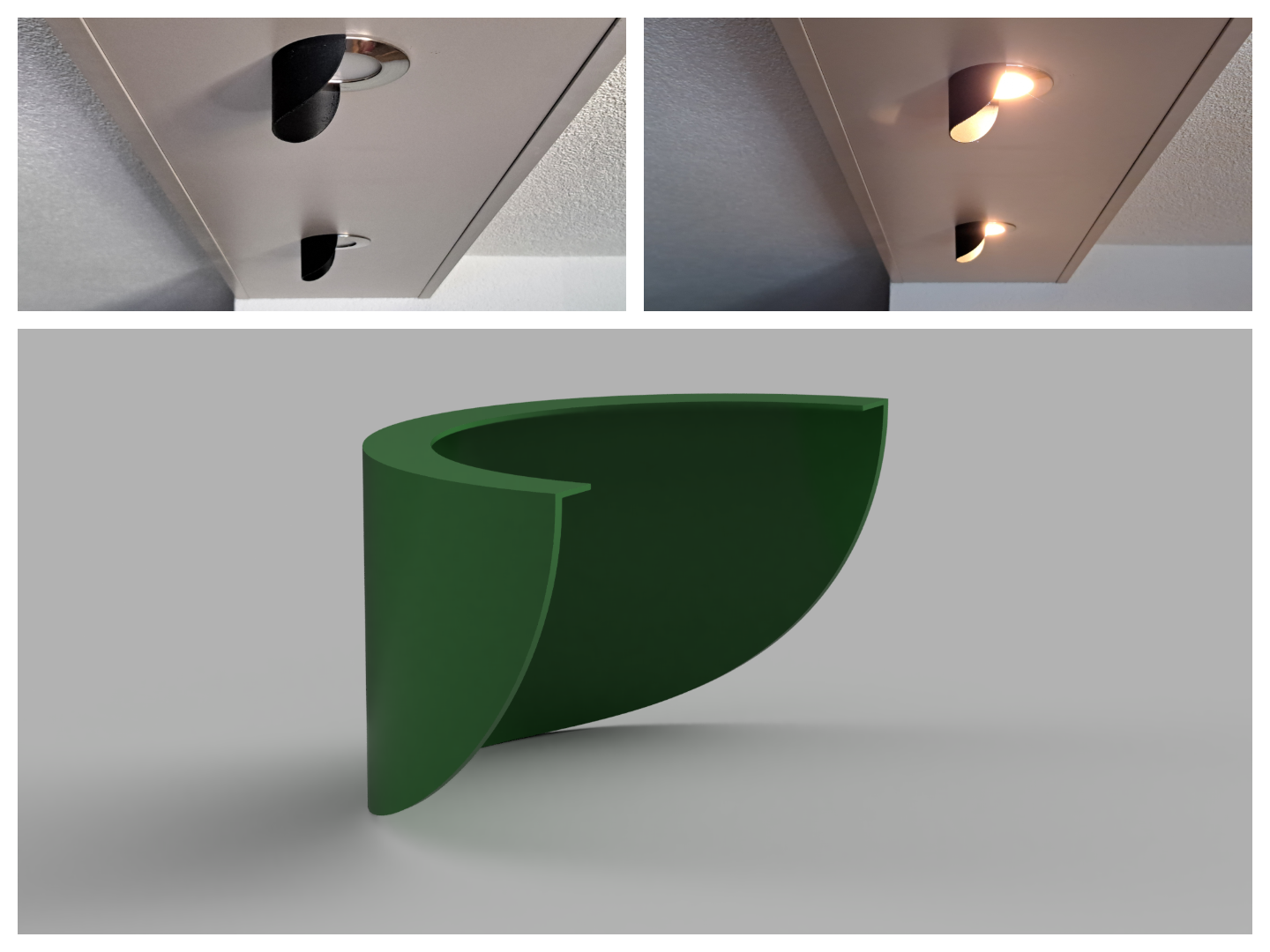 Downlight Glare Shield