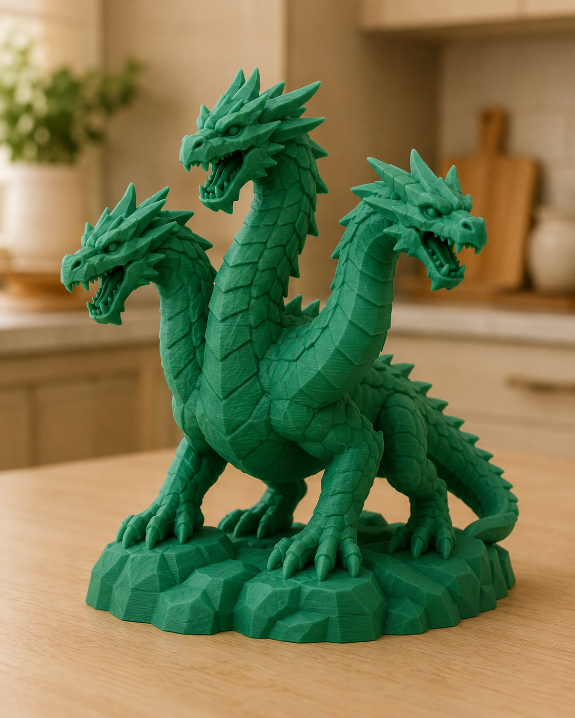 Three-Headed Hydra Dragon