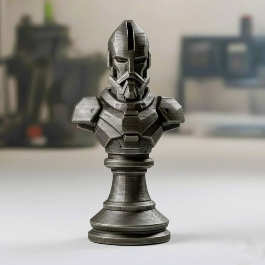 Bishop - Futuristic Robotic Chess Piece