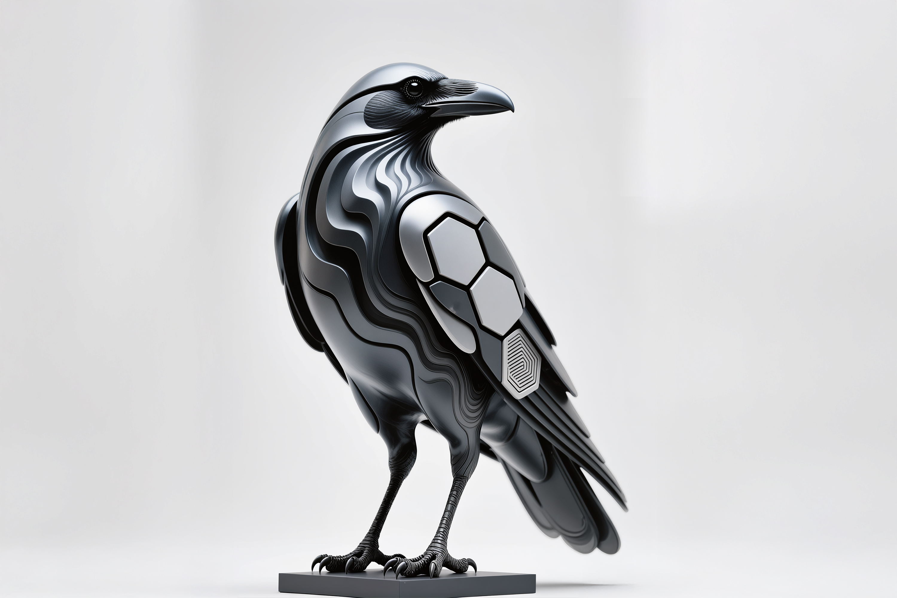 Crow Hexa, Statue