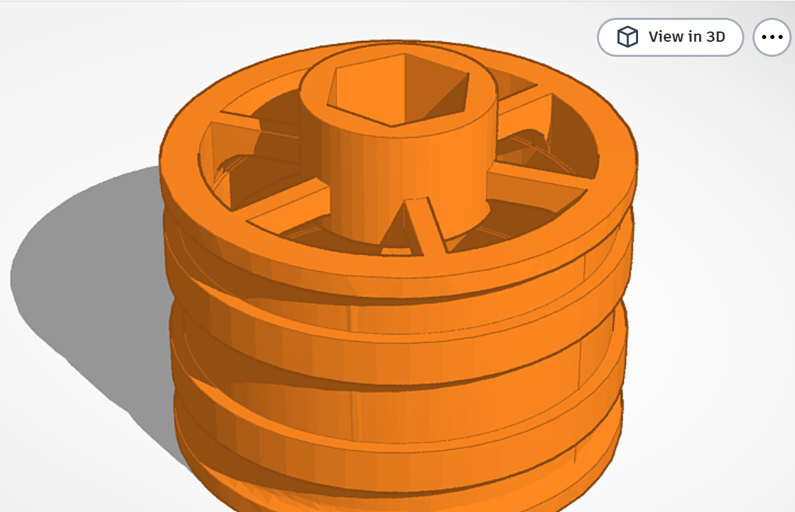 TRX4M to LEGO wheel adapter