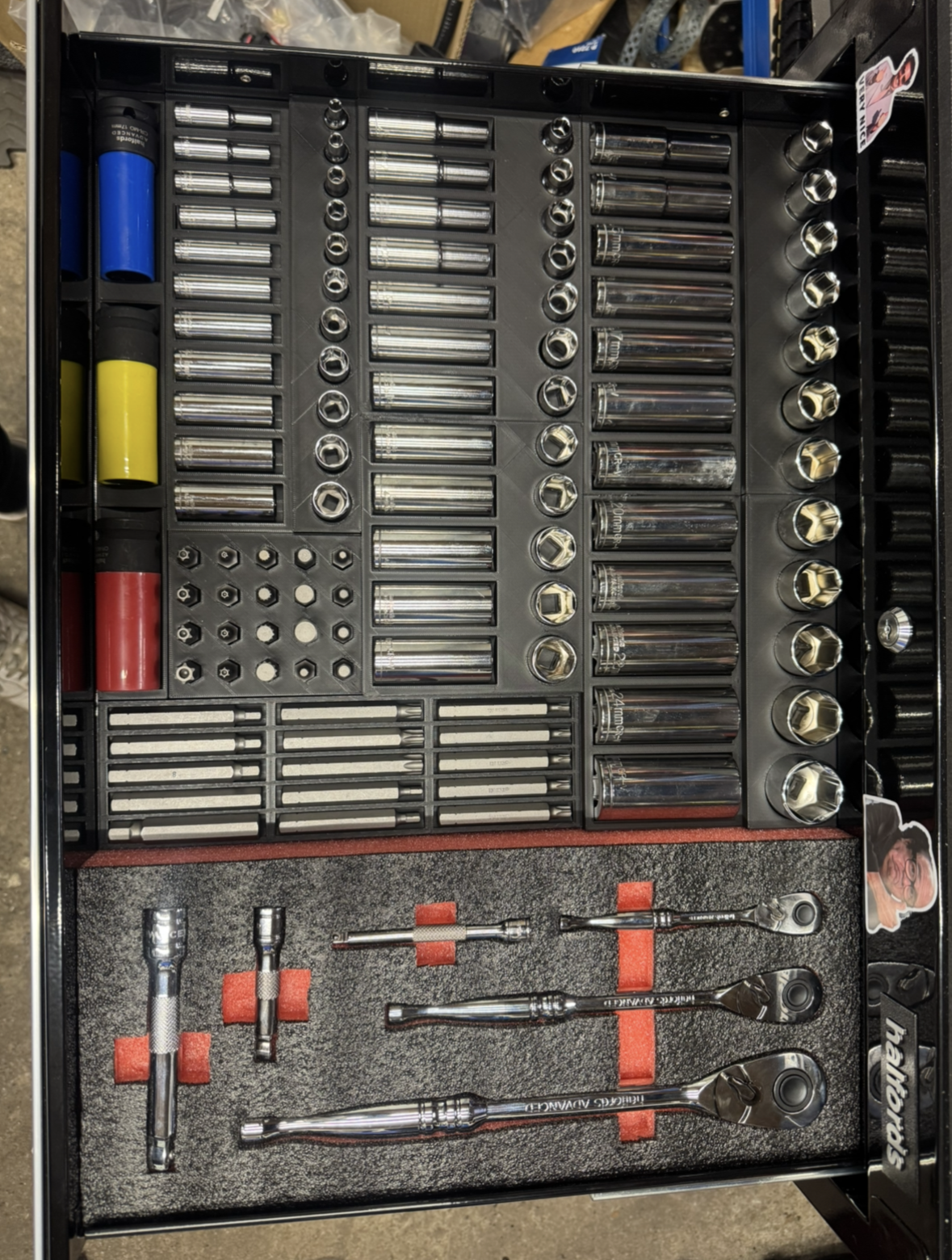 Toolbox Socket Set Organiser (Halfords)