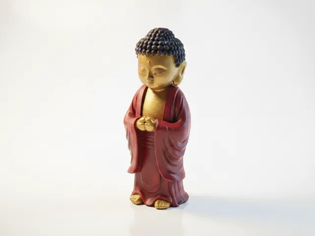 Buddha Statue Fantasy Mythology 3D Printable