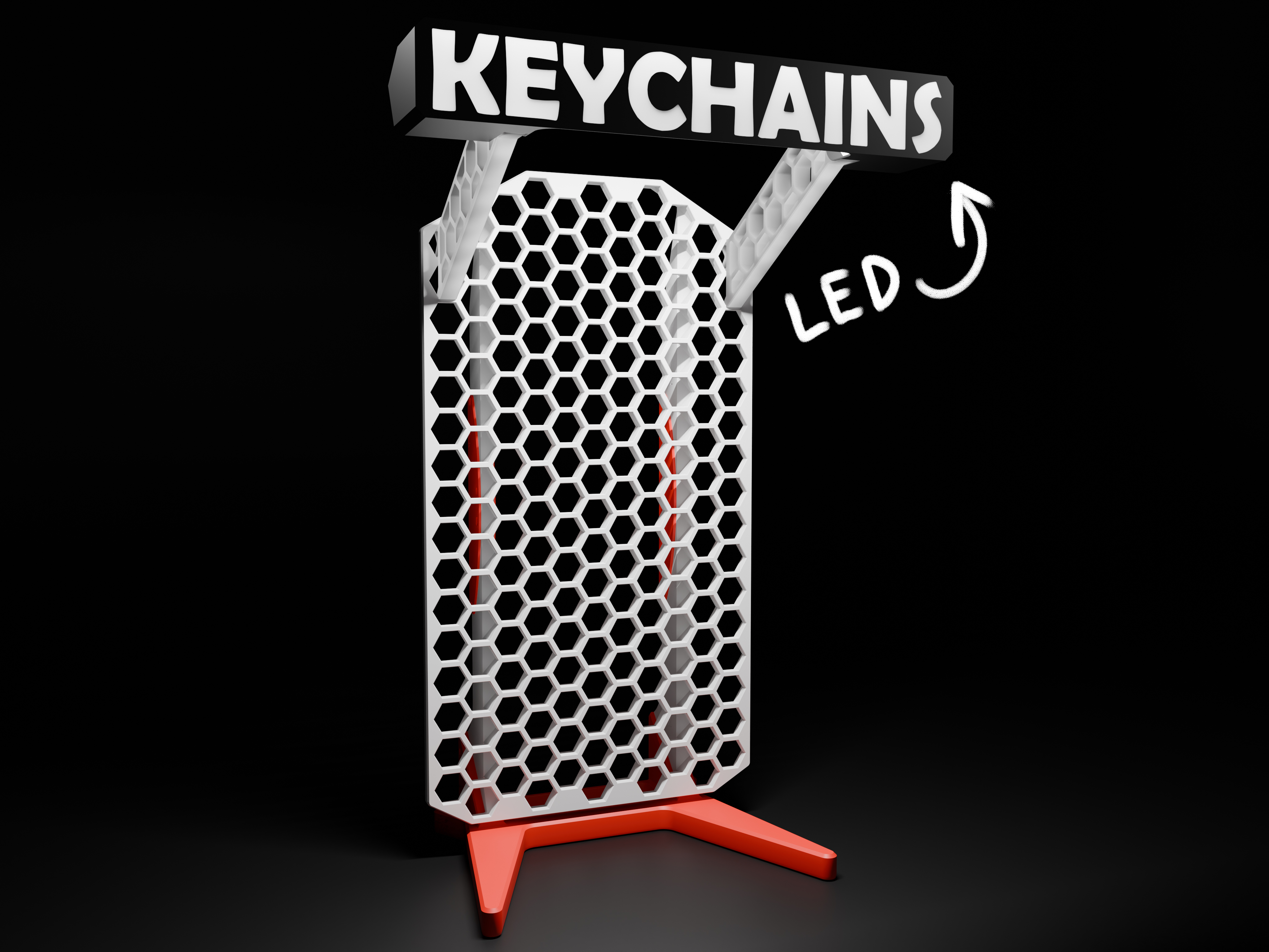 Keychains Hex Led Display for KYZ HSW Stand