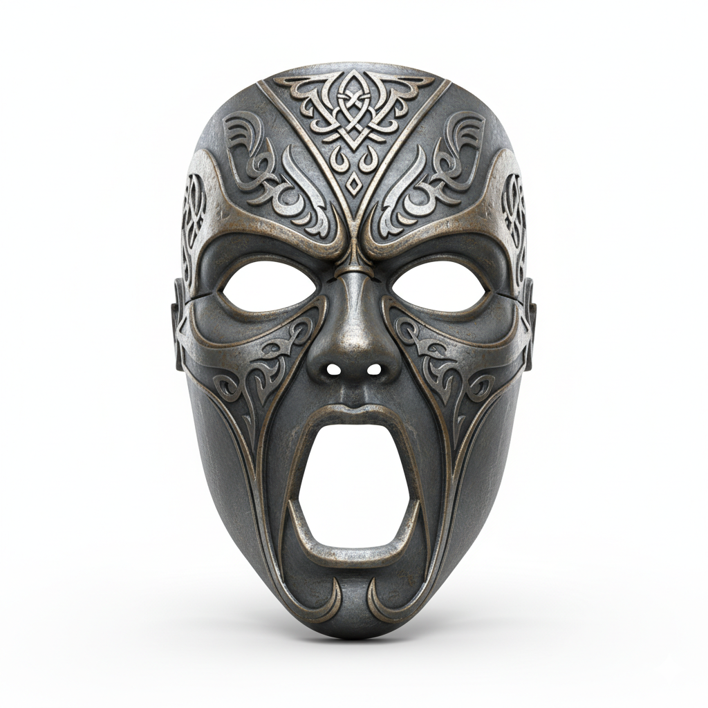 Nordic Ice Berserker, mask, cosplay, wearable, costume, face, helmet