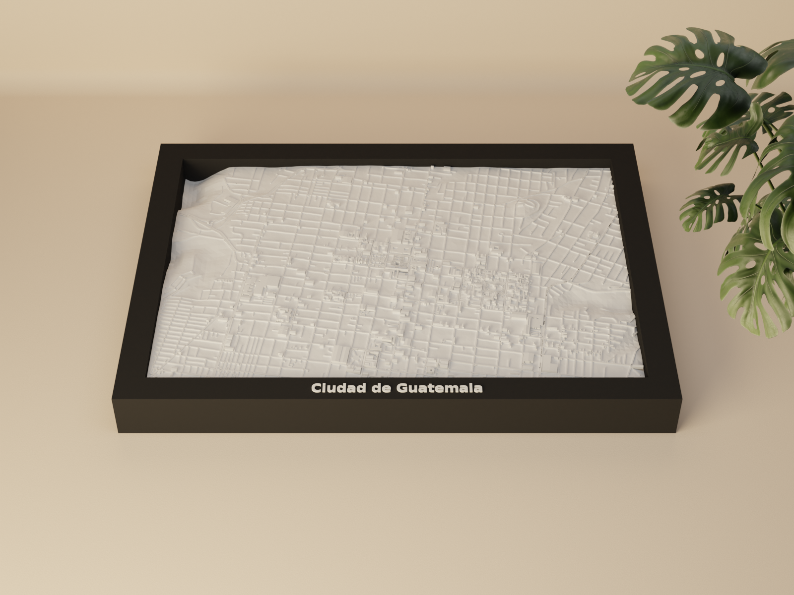Ciudad de Guatemala, Guatemala - 3D Miniature