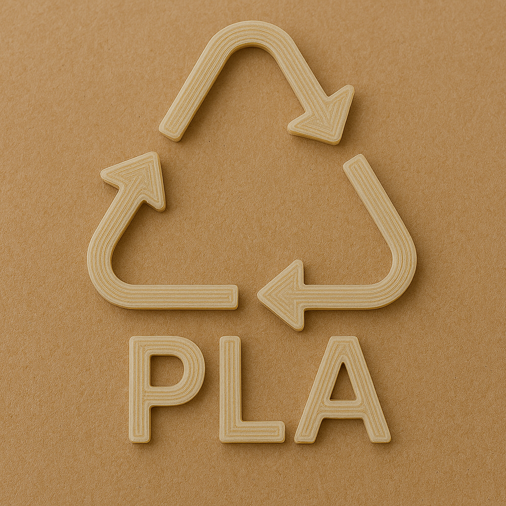 PLA recycling symbol