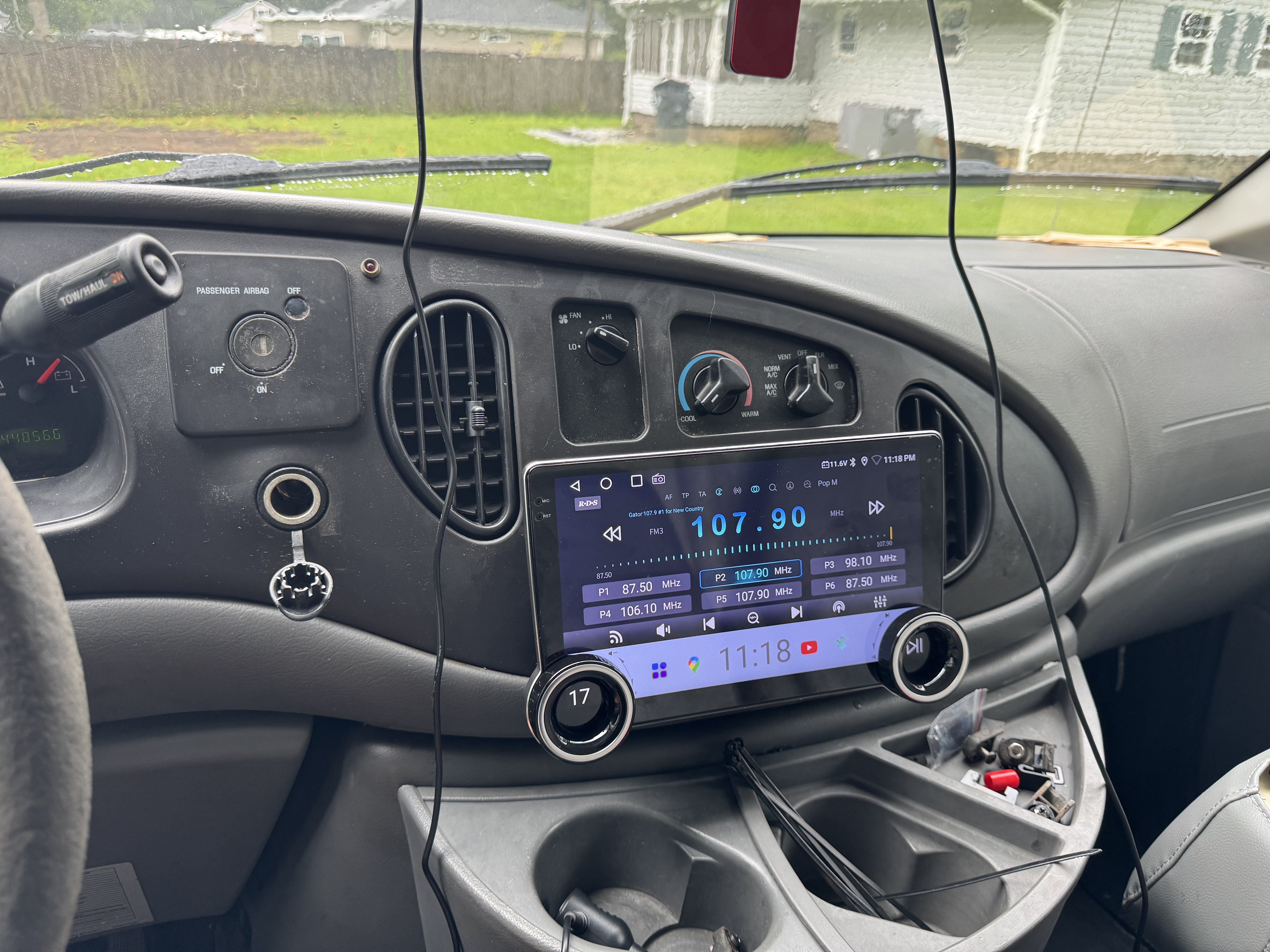 Ford E250 E350 e450 f150 F250 F350 Android Headunit mount adapter