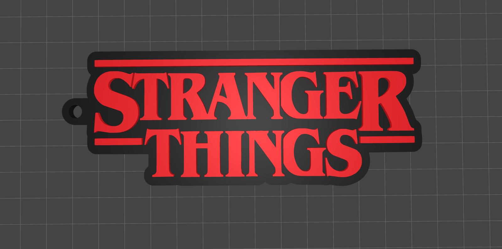 Stranger Things Keychain