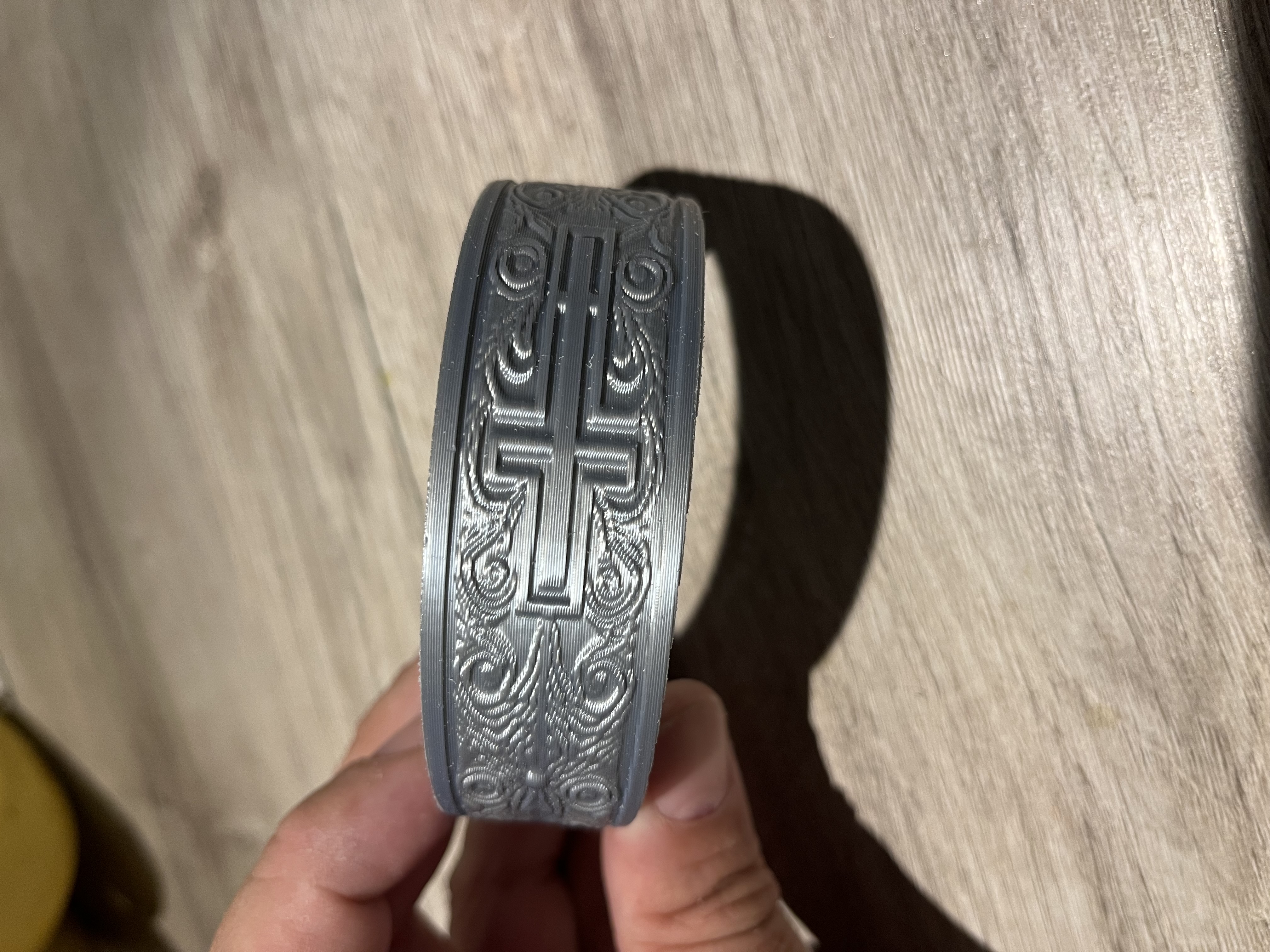 Orthodox Bracelet with Deep Engraving