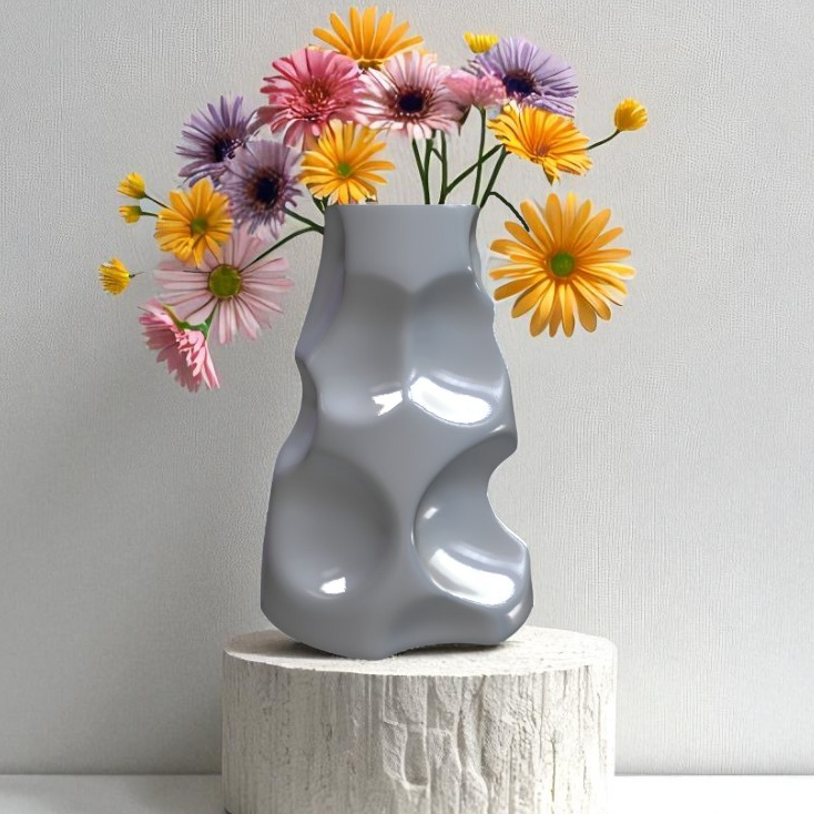 Rock Vase - Modern Sculptural Planter