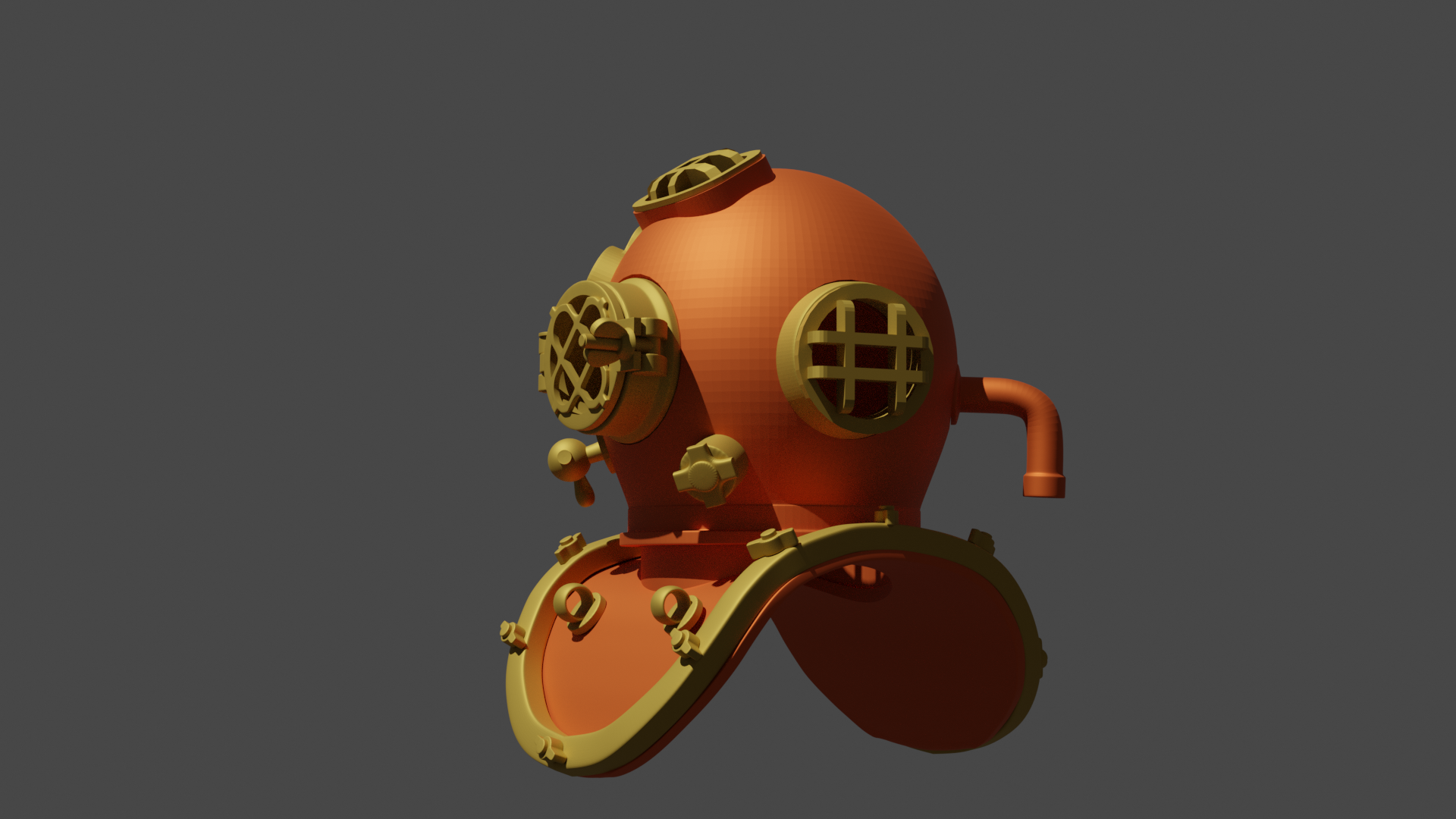 Miniatura 2 do modelo 3D Diving Helmet