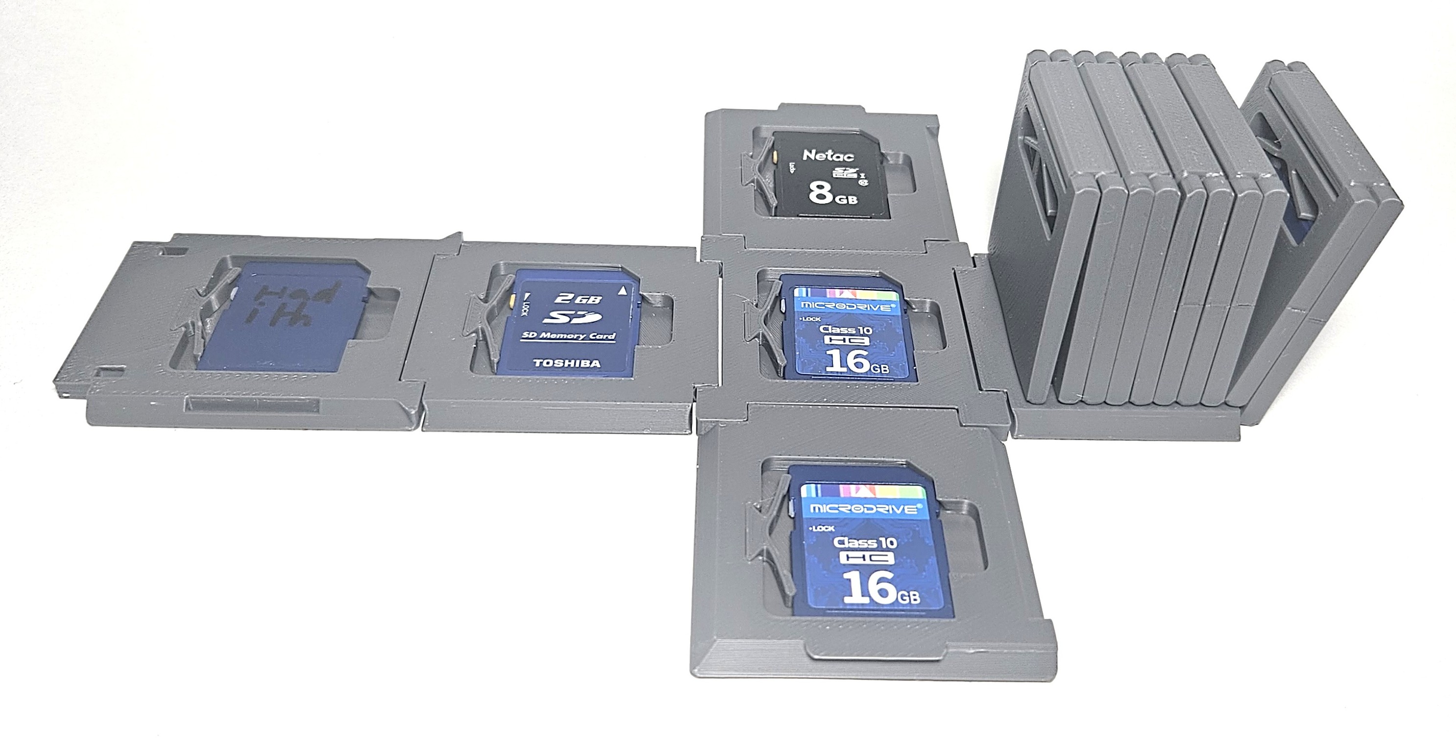 Miniatura 3 do modelo 3D SD-Kartenhalter 16x