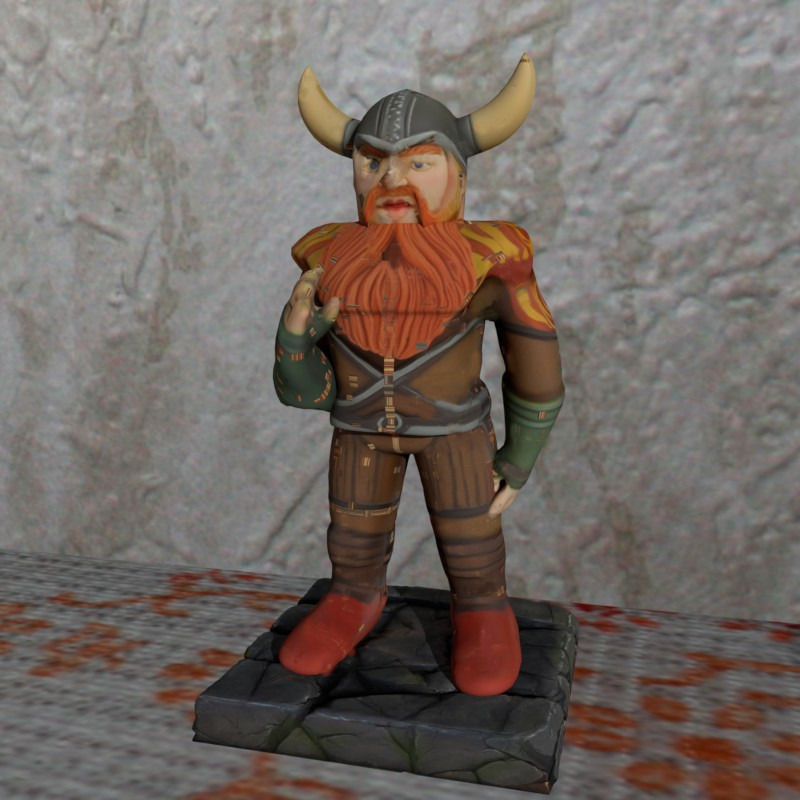 DND NPC Viking Robo AI FDM Redy Nosupport