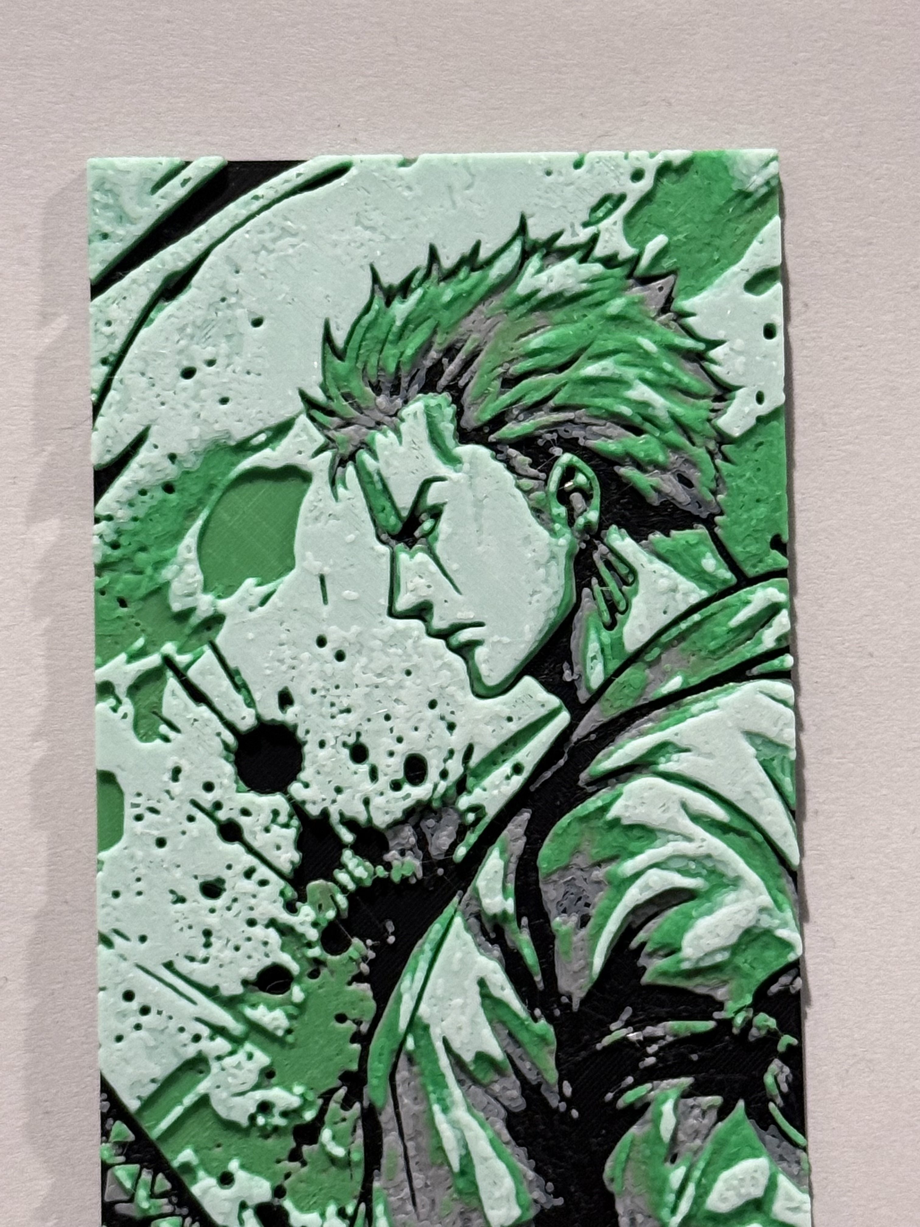 Roronoa Zoro | HueForge Bookmark