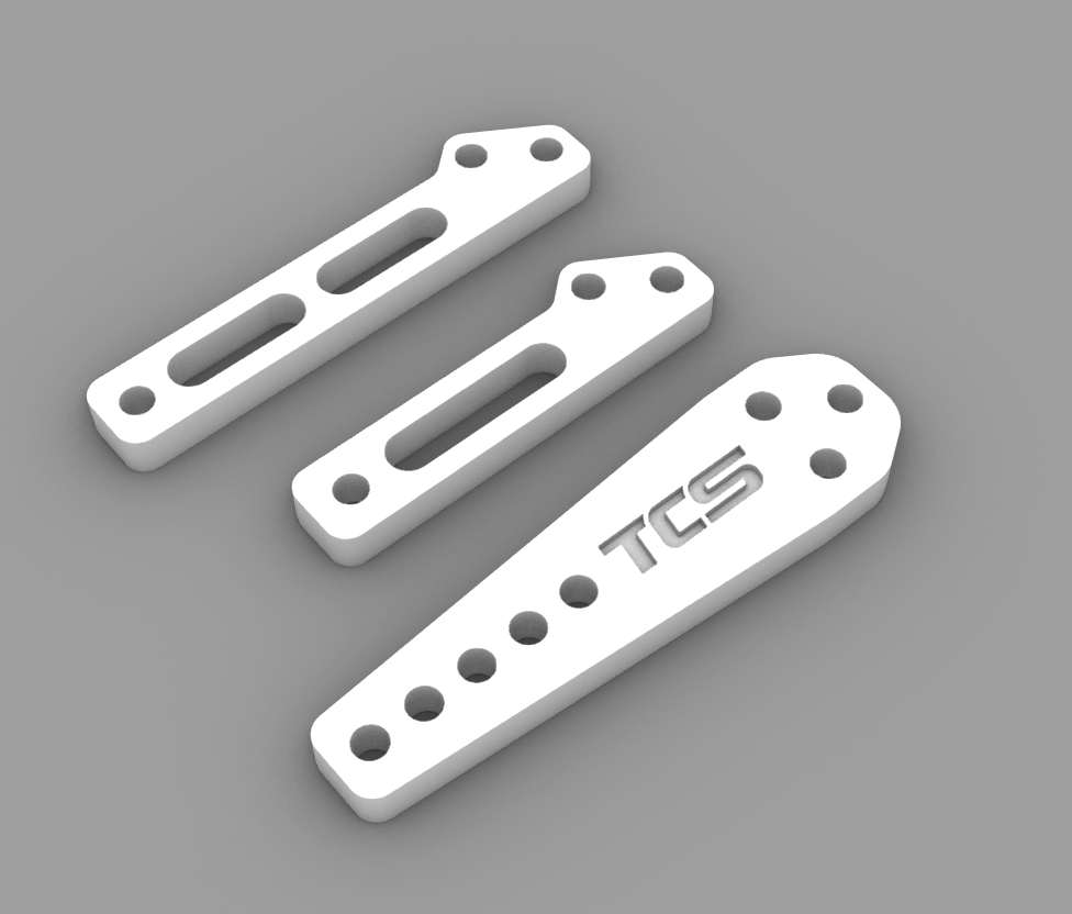 SCX10 shock mount extension