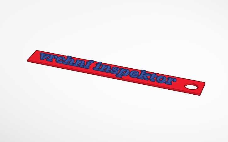 vrcní ispektor keychain