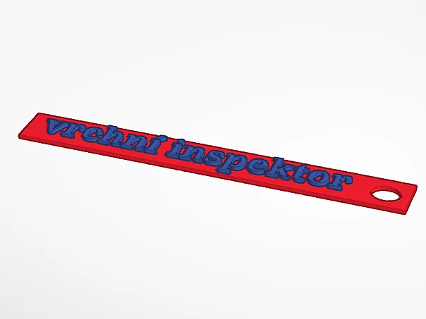 vrcní ispektor keychain