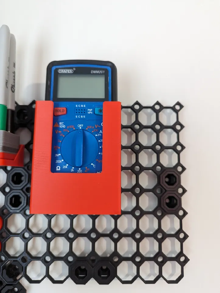 Multiboard multiconnect multimeter holder by Fraham | Download free STL ...