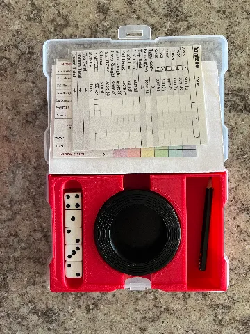 Yahtzee Insert for Photo Caddy