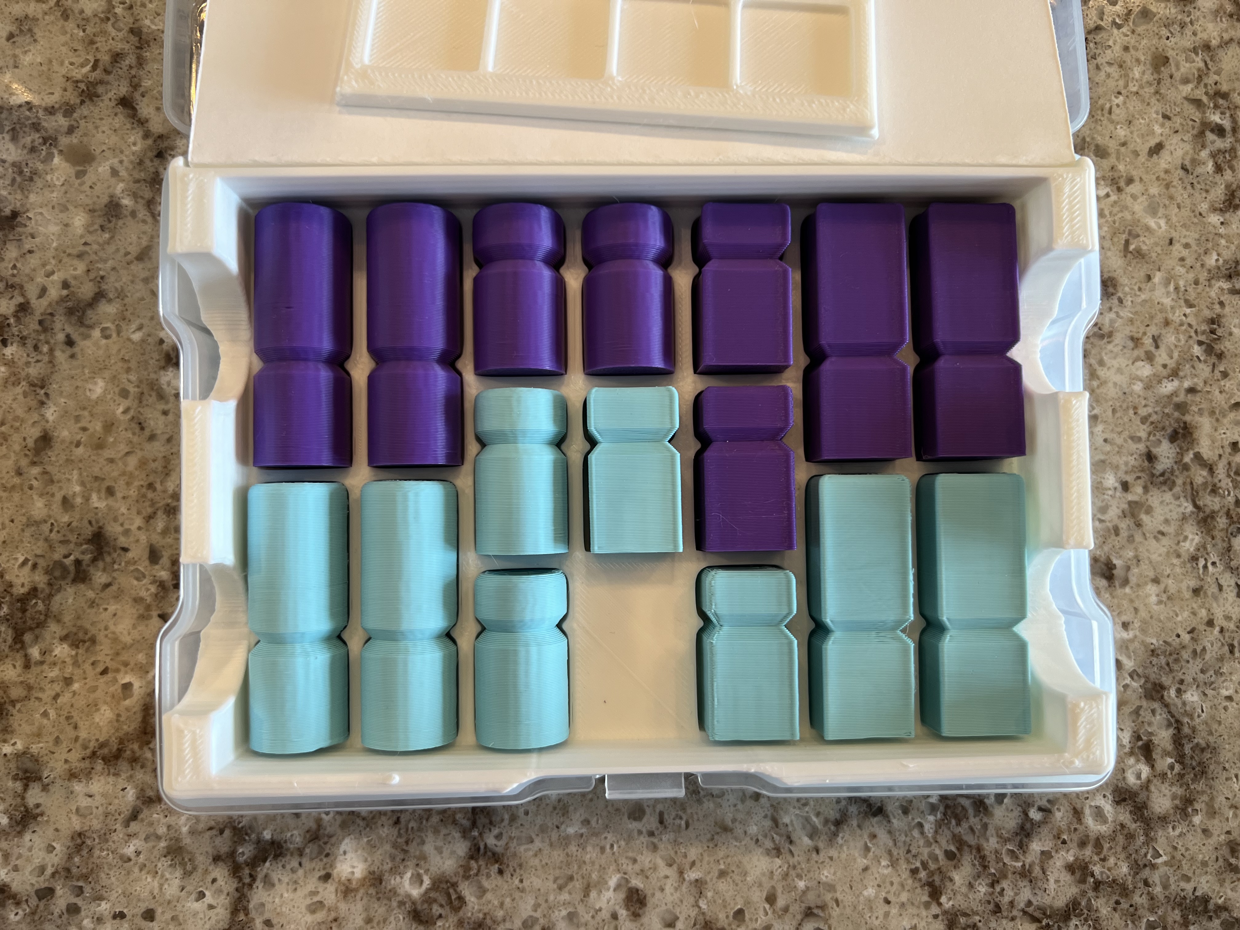 Quarto Insert for Photo Caddy 3D model thumbnail