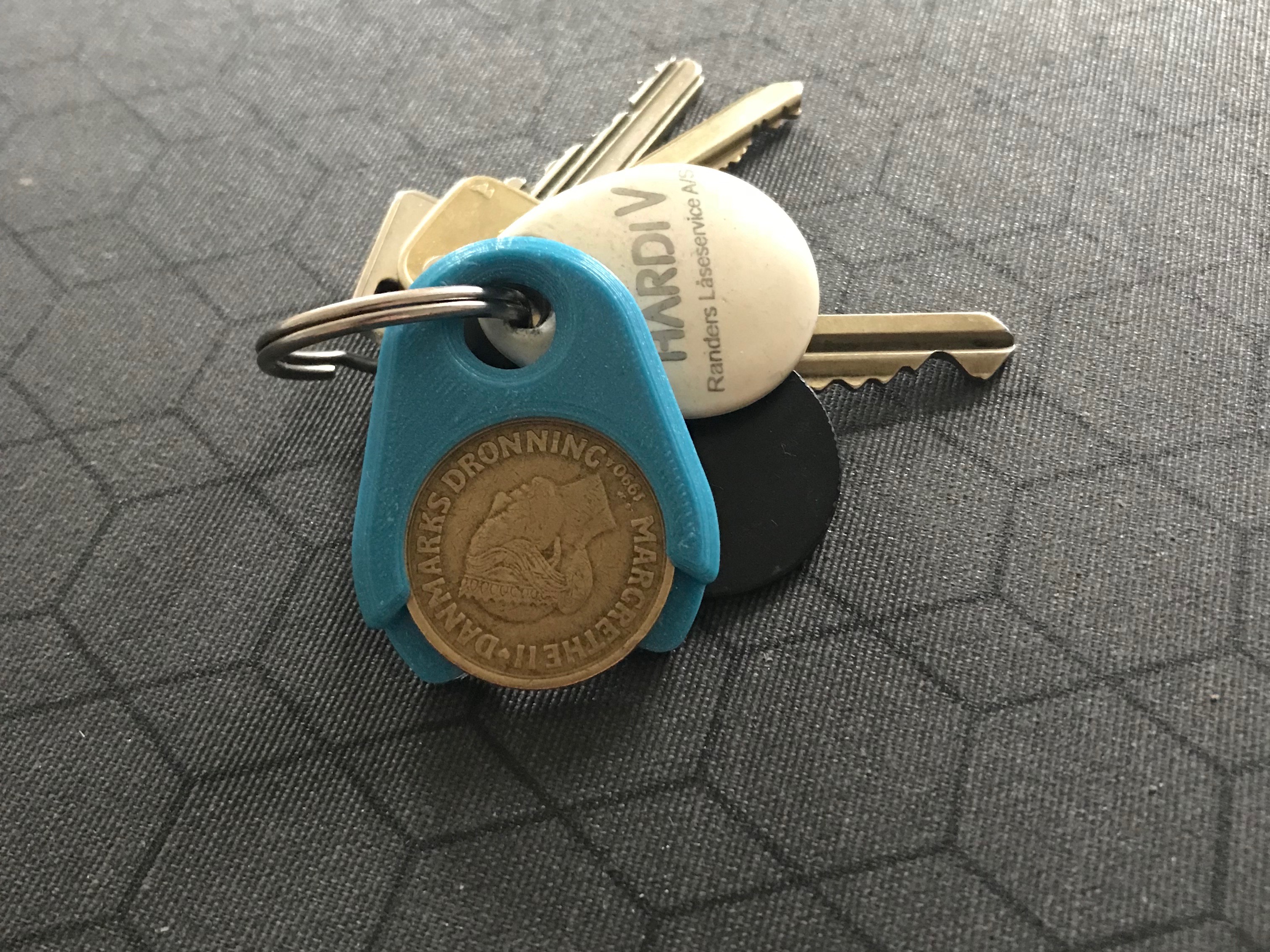 Shopping Cart Coin - Keychain (10 & 20 KR)