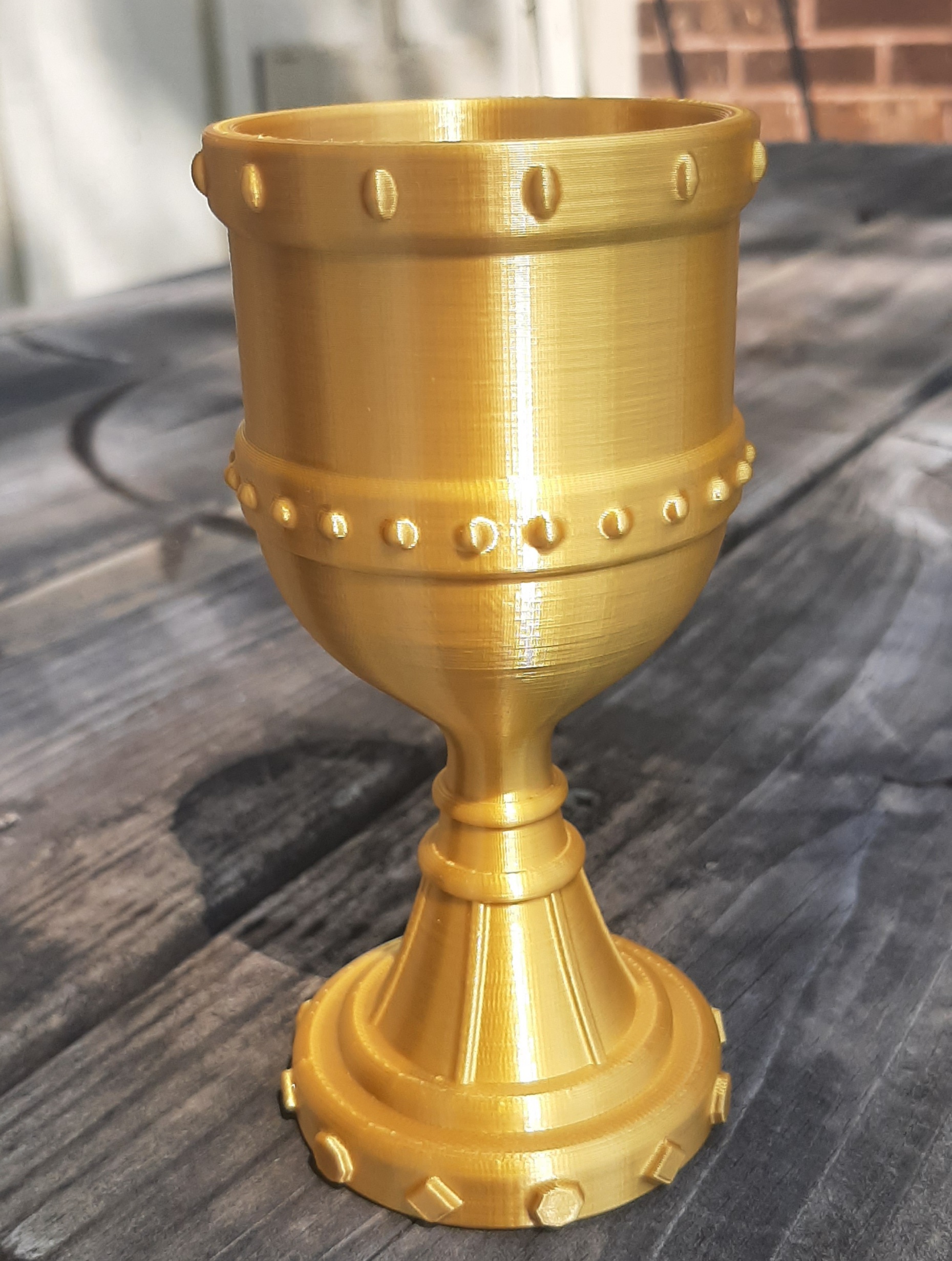 Magic Chalice- print in place, no supports, fantasy prop display decor ...