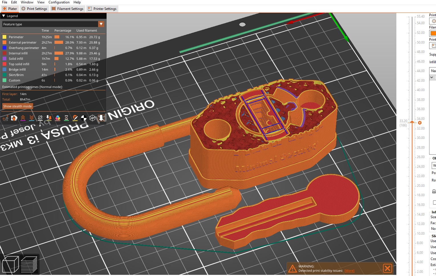 Lock & Key - Print in Place Locking Pack 1 von Jon | Printables Store