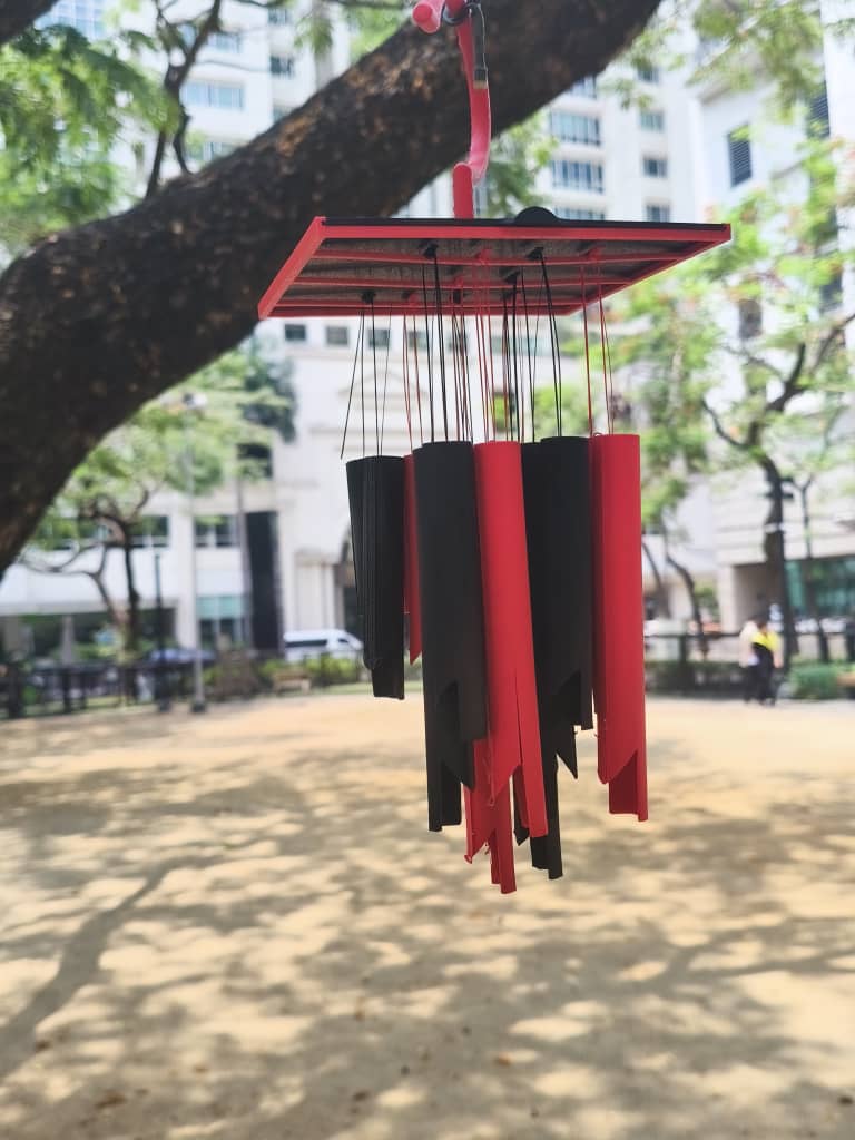 wind chime with variable tube number
