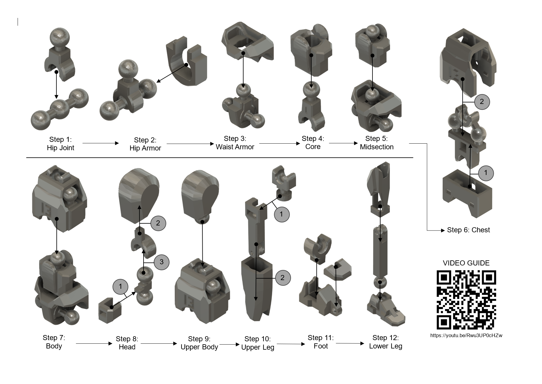 Dummy 13 [BETA] Assembly Instructions by Czarlol | Download free STL ...