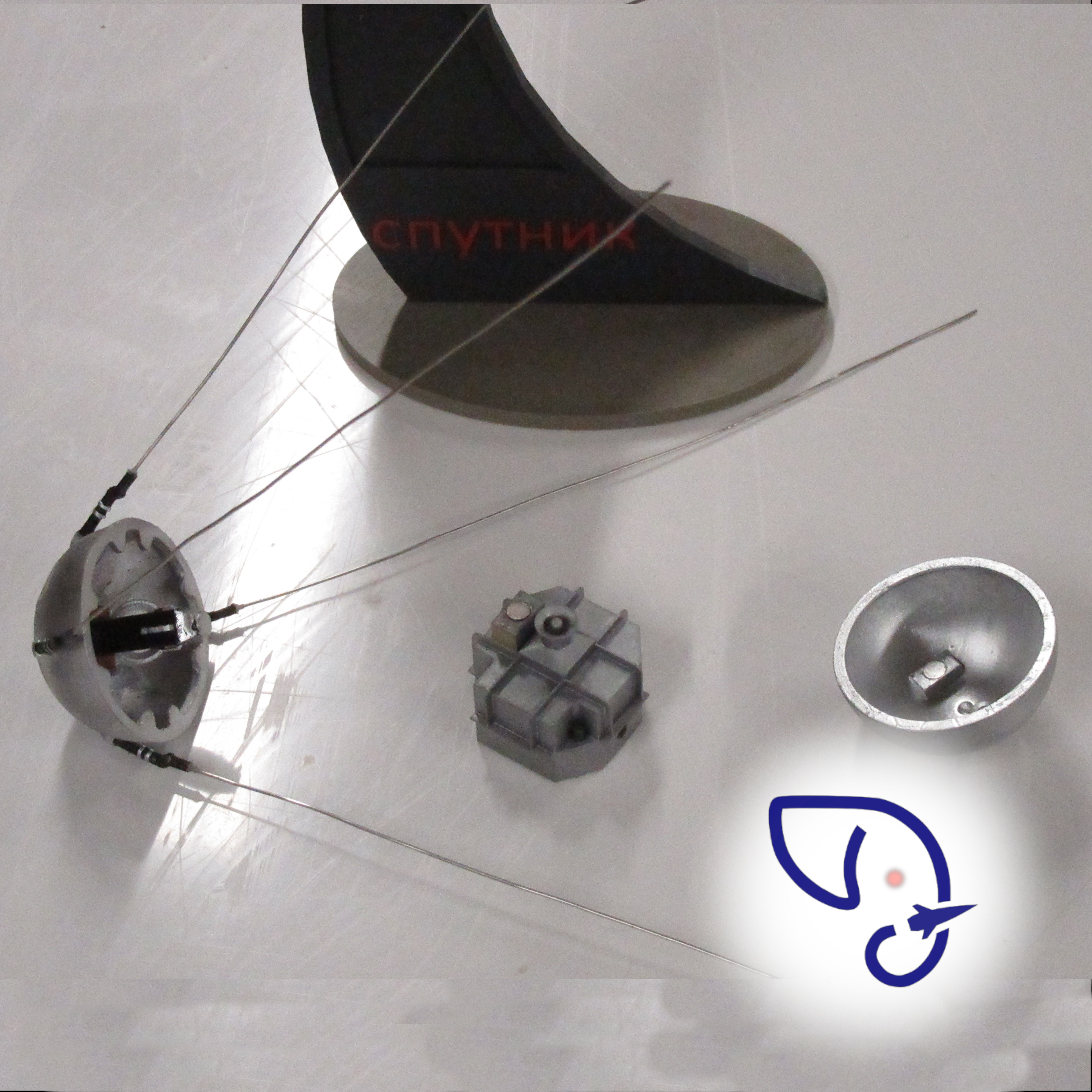 Miniatura 2 do modelo 3D SPUTNIK 1 1/12th scale model