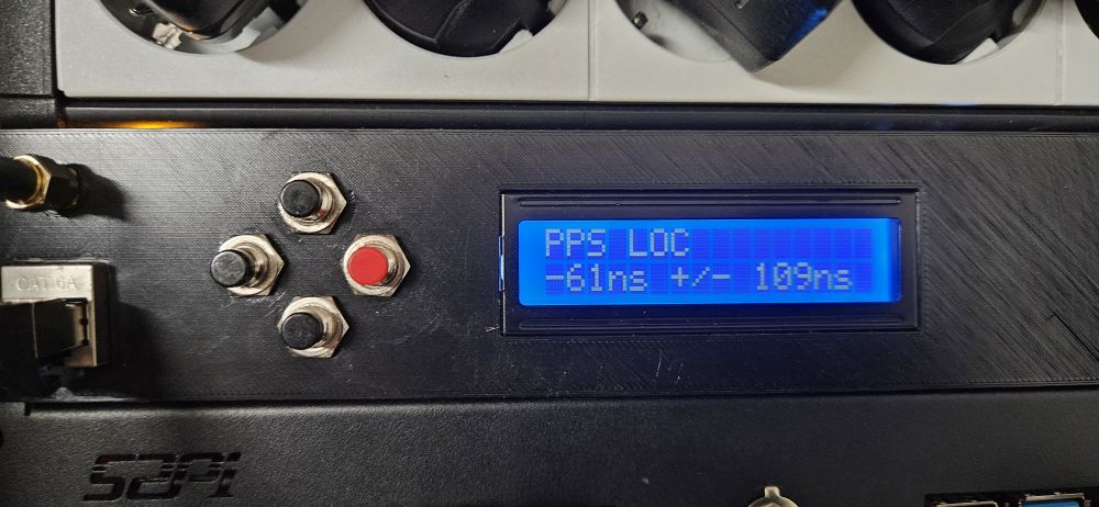 19" Rackmount for Raspberry Pi 4 and 16x2 Display