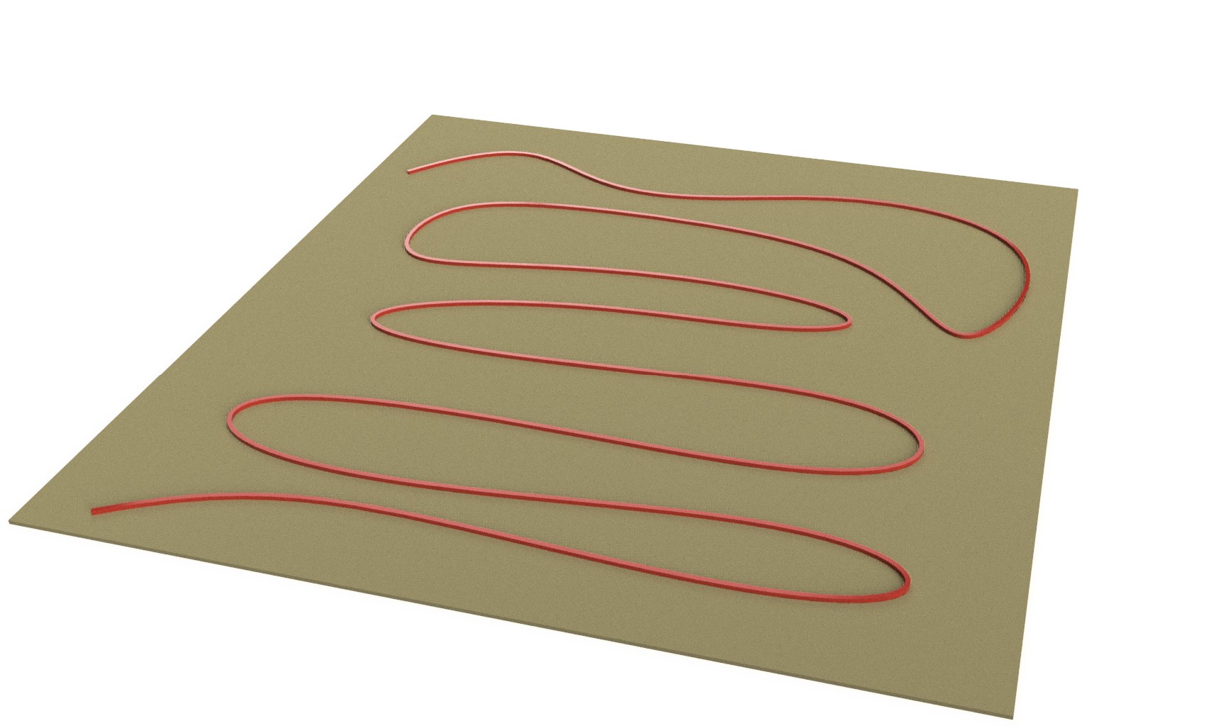 Squiggly Line Bed Leveling