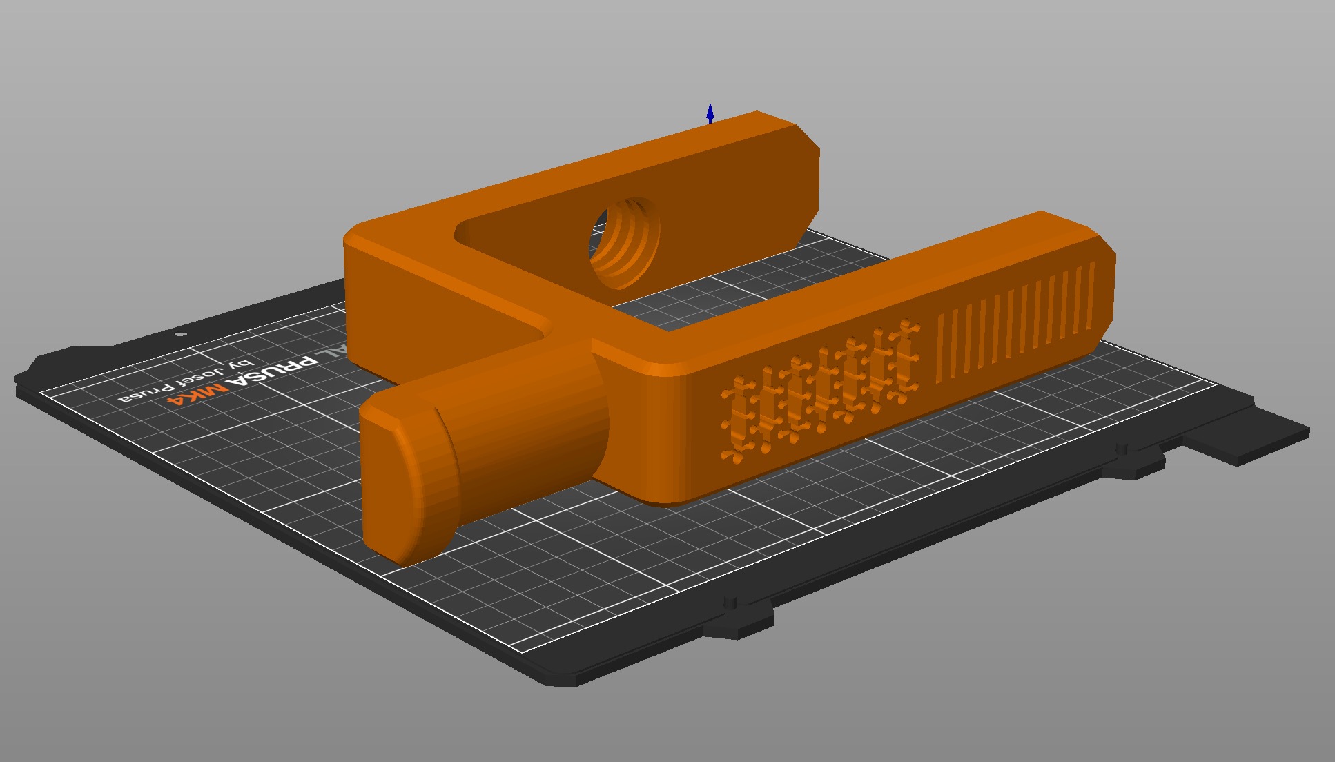 Tall headphone desk + audio interface clamp with slots for SD cards, USB sticks and Guitar picks