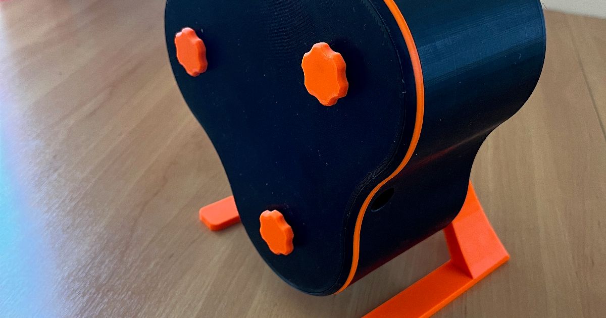 Rock Tumbler / Ball Mill by pez Download free STL model