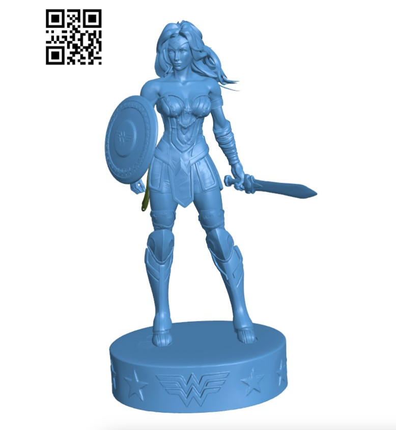 Wonder Woman model by peto.r_ | Download free STL model | Printables.com