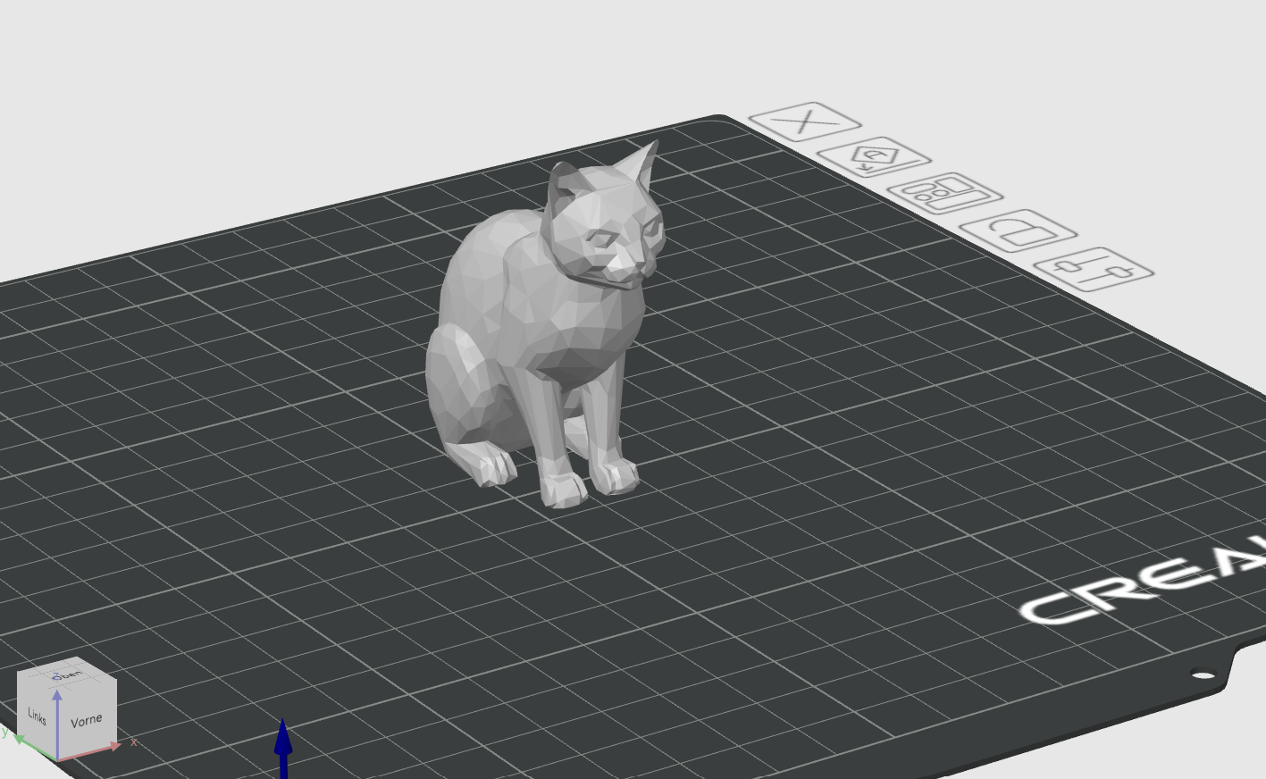 Egyptian Cat Low Poly