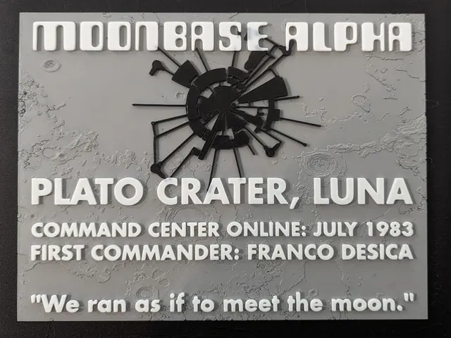 Moonbase Alpha Dedication Plaque